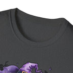 Halloween Ghost & Pumpkin T-Shirt, Unisex Tee for Halloween Parties, Festive Fall Apparel, Boo Graphic Shirt, Spooky Season Clothing