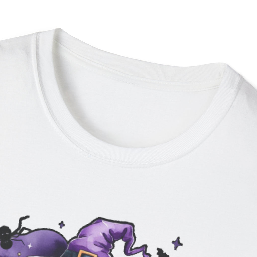 Halloween Ghost & Pumpkin T-Shirt, Unisex Tee for Halloween Parties, Festive Fall Apparel, Boo Graphic Shirt, Spooky Season Clothing