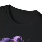 Halloween Ghost & Pumpkin T-Shirt, Unisex Tee for Halloween Parties, Festive Fall Apparel, Boo Graphic Shirt, Spooky Season Clothing